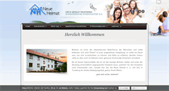 Desktop Screenshot of neueheimat-trostberg.de
