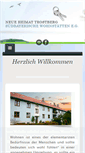 Mobile Screenshot of neueheimat-trostberg.de